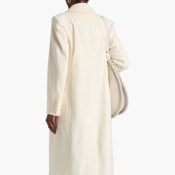 VERONICA BEARD Nalida Dickey double-breasted wool and cashmere-blend felt coat - Picture 3 of 13